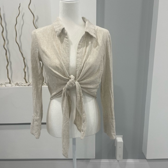 Missguided Beige Textured Fabric - Picture 2 of 9